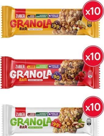 Granola Bar Deneme Paketi 25G X 30 Adet