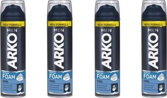 Arko Men Tıraş Köpüğü Cool 200 ml x 4 Adet