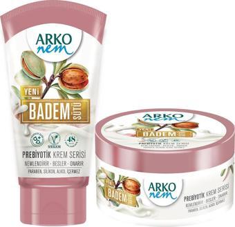 Arko Nem Prebiyotik Krem Serisi Badem Sütü 60ml+250ml