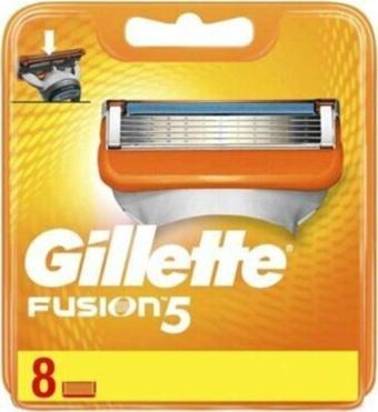 Gillette Fusion Tıraş Bıçağı 8'li Yedek Karton Kutu