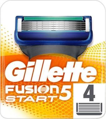 Gillette Fusion5 Start Yedek Tıraş Bıçağı 4'lü