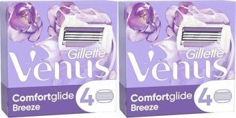 Gillette Venus Breeze Yedek Kadın Tıraş Bıçağı 8'li (4x2)