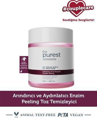 The Purest Solutions Arındırıcı ve Aydınlatıcı Enzim Peeling Toz Temizleyici 55 gr (%0,6 Azelaic Acid & Malic Acid)