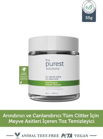 The Purest Solutions Arındırıcı Ve Canlandırıcı Tüm Ciltler Için Meyve Asitleri Içeren Toz Temizleyici 55 Gr