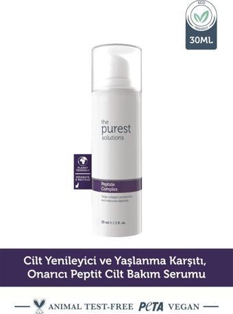 The Purest Solutions Cilt Yenileyici Ve Yaşlanma Karşıtı, Onarıcı Peptit Cilt Bakım Serumu 30 ml (PEPTİDE COMPLEX)