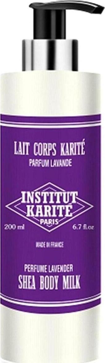Institut Karite Paris Lavender Shea Butter Body Milk Moisturiser 200 ml