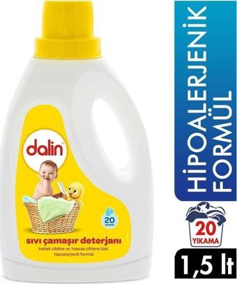 Dalin Bebek Sıvı Çamaşır Deterjanı 1500 Ml Hipoalerjenik Formül 8690605053499