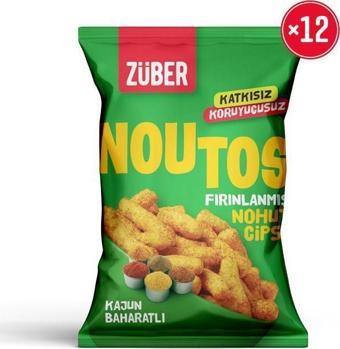 Noutos Fırınlanmış Nohut Cipsi Kajun Baharatlı  55g X 12 Paket