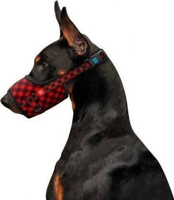 Waudog Collar Red Tartan Model Köpek Ağızlığı 25-34 Cm No:3