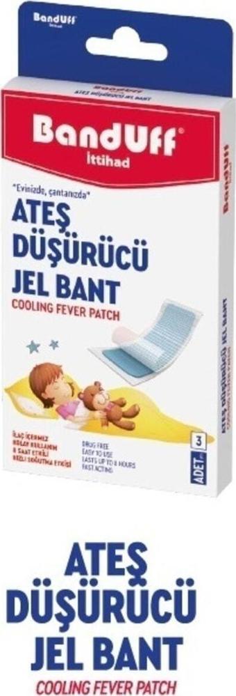 Banduff Ateş Düşürücü Jel Bant 3'lü