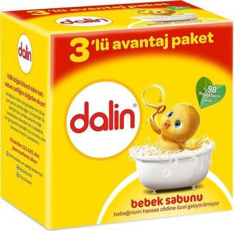 Dalin Bebe Sabun 100 gr (3LÜ AVANTAJ PAKETİ)