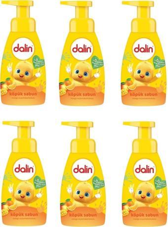 Dalin Çocuk Köpük Sabun Mango Ve Portakal Kokulu 200 Ml X 6 Adet