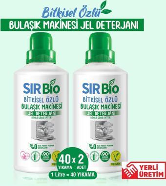 Sır Bio Bulaşık Makine Deterjanı 1000 Ml 2'Li