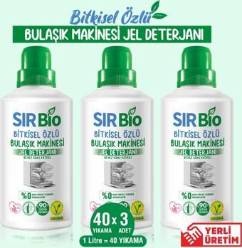 Sır Bio Bulaşık Makine Deterjanı 1000 Ml 3'Lü