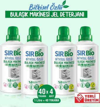 Sır Bio Bulaşık Makine Deterjanı 1000 Ml 4'Lü