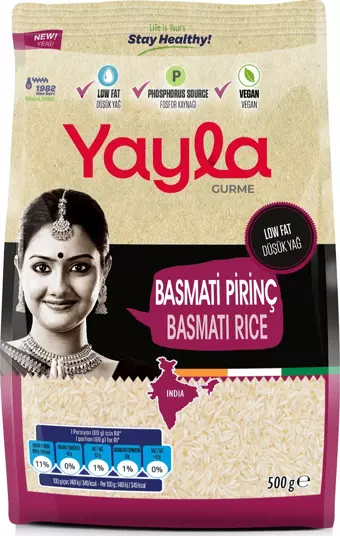 Yayla Gurme Basmati Pirinç 500 gr