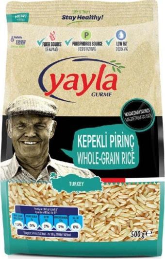 Yayla Gurme Kepekli Pirinç 500 Gr