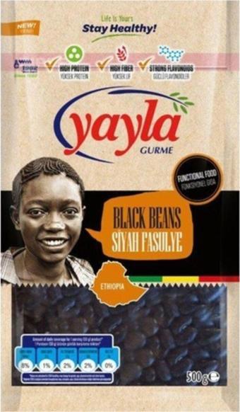 Yayla Gurme Siyah Fasulye 500 Gr