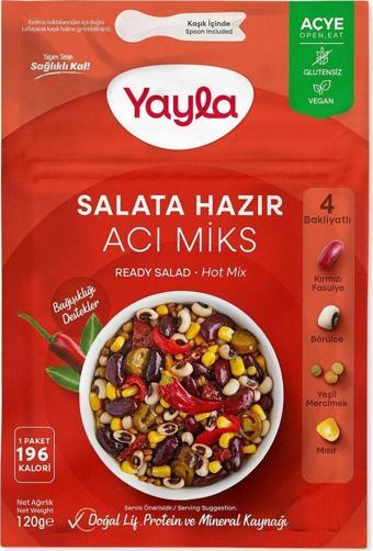 Yayla Salata Hazır Acı Miks 120 Gr