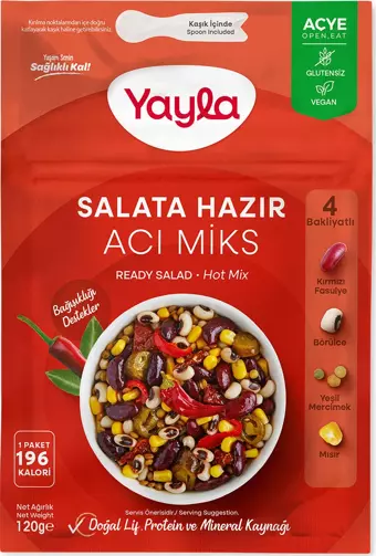 Yayla Salata Hazır Acı Miks 120 gr