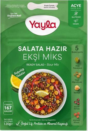 Yayla Salata Hazır Ekşi Miks 120 Gr