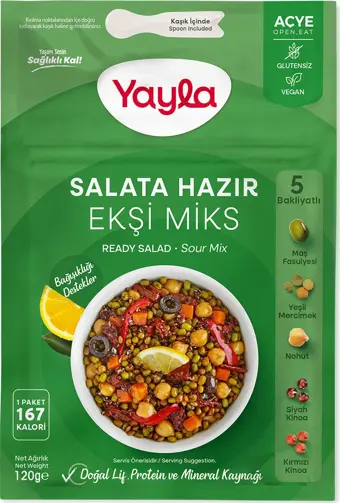 Yayla Salata Hazır Ekşi Miks 120 gr