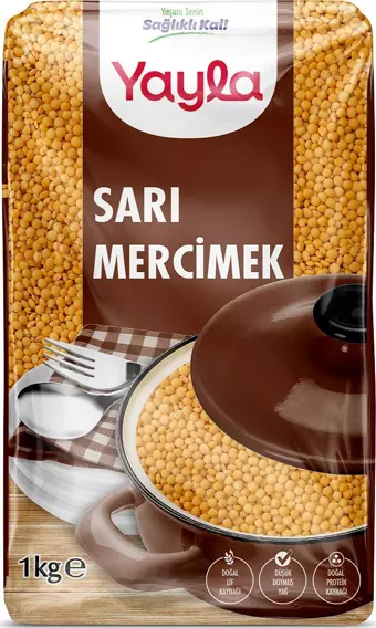 Yayla Sarı Mercimek 1 kg