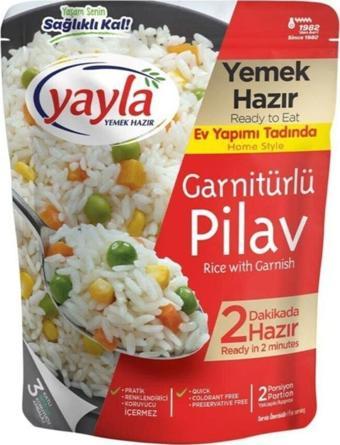 Yayla Yemek Hazır Garnitürlü Pilav 250 Gr