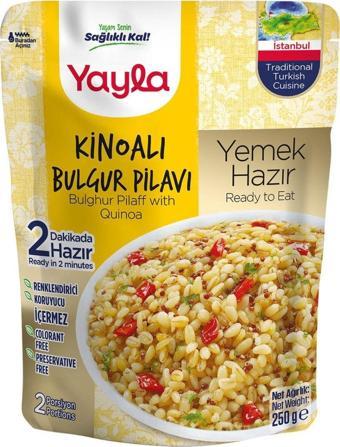 Yayla Yemek Hazır Kinoalı Bulgur Pilavı 250 Gr