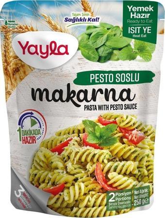 Yayla Yemek Hazır Pesto Soslu Makarna 250 Gr