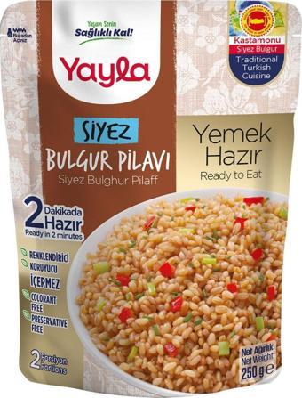 Yayla Yemek Hazır Siyezli Bulgur Pilavı 250 Gr