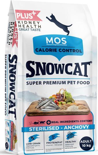 Snow Cat Plus Düşük Tahıllı Kısırlaştırılmış Balıklı Kedi Maması 10 kg