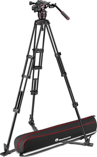 Manfrotto MVK608TWINGA Nitrotech 608 Head & Alu Twin GS Video Tripod
