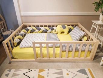 Baby Kinder Trendy Montessori Doğal Bebek Ve Çocuk Karyolası