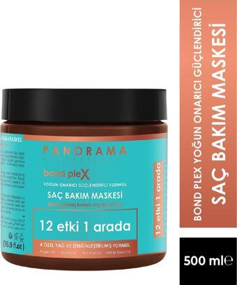 Panorama Professional Bond Plex Yoğun Onarıcı Güçlendirici Saç Bakım Maskesi - 500 ml