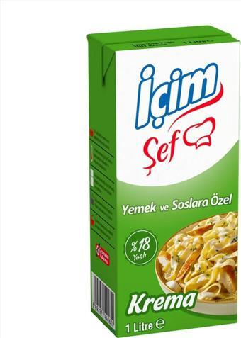 İçim Şef Krema Yemek Ve Soslara Özel 1 lt