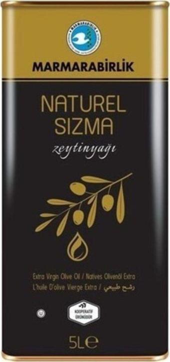 Marmarabirlik Naturel Sızma Zeytinyağı 5 lt Teneke