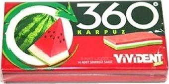 Vivident 360 Cüzdan 3D Karpuz Aromalı Sakız 33 Gr