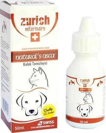 Zurich Kediler için Kulak Temizleme Solüsyonu 50 ML