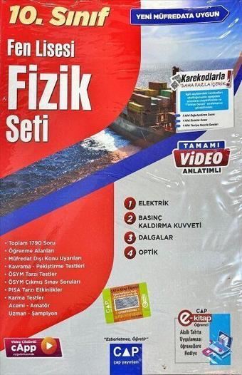 10. Sınıf Fen Lisesi Fizik Seti - Çap Yayınları