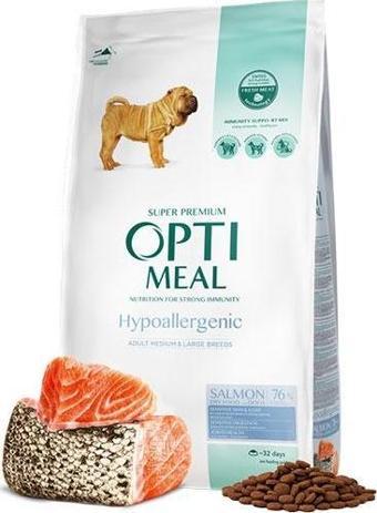 Optimeal Süper Premium Somonlu Orta-İri Irk Yetişkin Hipoalerjenik Köpek Maması 4 Kg