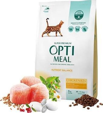 Optimeal Süper Premium Tavuklu Yetişkin Kedi Maması 4 Kg