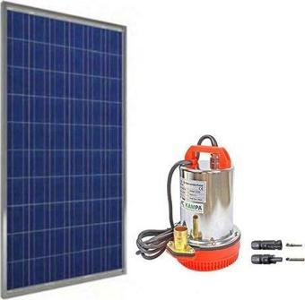 Cacheng 12 Volt Dc Solar Güneş Enerjili Su Pompası 170 Watt Panel Set