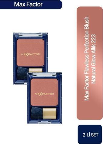 Max Factor Flawless Perfection 223 Natural Glow Allık X2 Adet