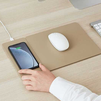 Hands 3 Split Latte Cream Wİreless Şarj Destekli Mousepad