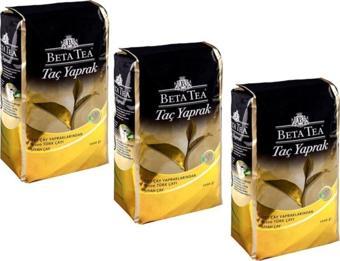 Beta Tea Beta Taç Yaprak Türk Çayı 1000 Gr X 3 Adet