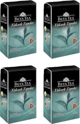 Beta Tea Yüksek Tepeler Dökme Çay 1 Kg X 4 Adet