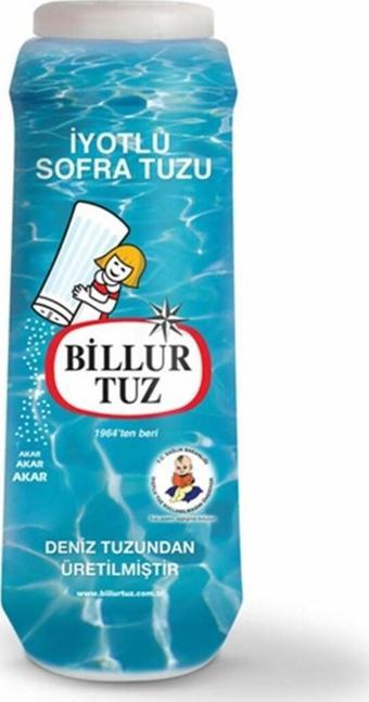 Billur Tuz Plastik Tuzluklu 500 G