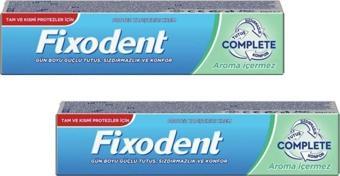 Fixodent Complete Aroma İçermez Diş Protez Yapıştırıcı Krem 47 Gr 2'Li