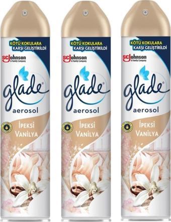 Glade Oda Kokusu Aerosol Ipeksi Vanilya 300 Ml X 3 Adet